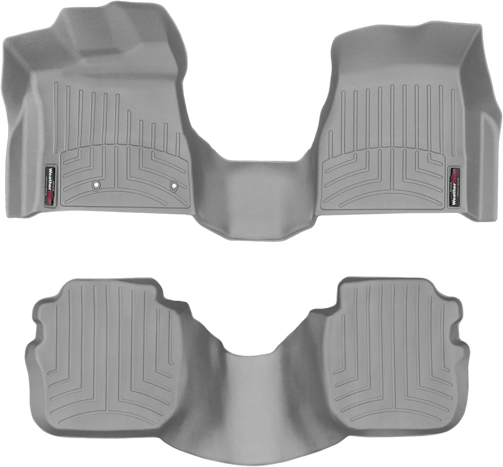 WeatherTech Custom Fit FloorLiners for Lincoln Town Car - 1st Row (OTH) & 2nd Row (46683-1-2), Grey