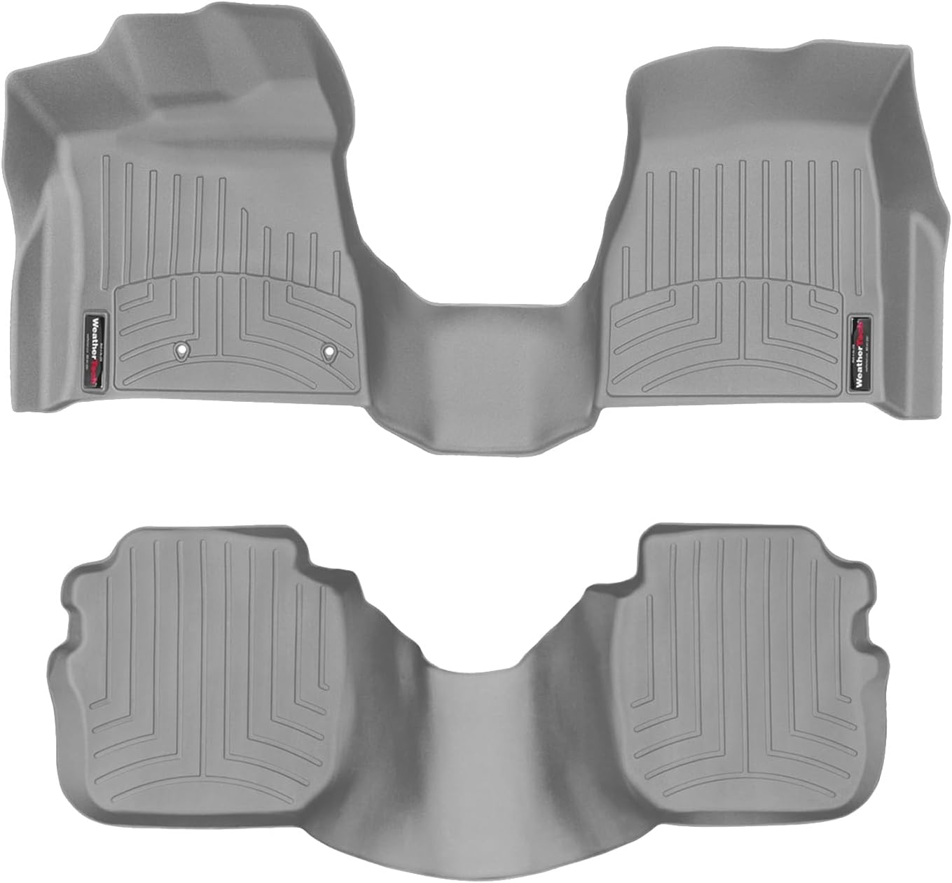 WeatherTech Custom Fit FloorLiners for Lincoln Town Car - 1st Row (OTH) & 2nd Row (46683-1-2), Grey