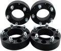 4pc Forged 5x150 Hubcentric Wheel Spacers 2 Inch with 14x1.5 Stud 110mm Hub | Compatible with Toyota 5 Lug for 2007-2021 Tundra, 1998-2021 Land Cruiser, 2008-2022 Sequoia, 2008-2021 LX 570