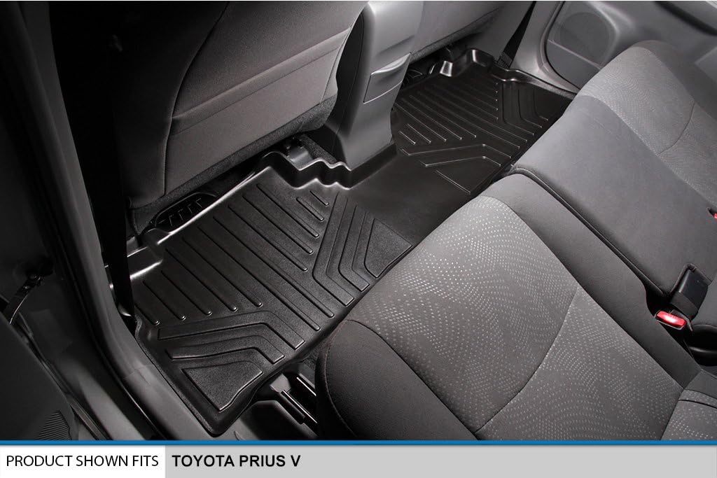 MAX LINER-A0123/B0124 Floor Mats 2 Row Liner Set for 2012-2017 Toyota Prius V