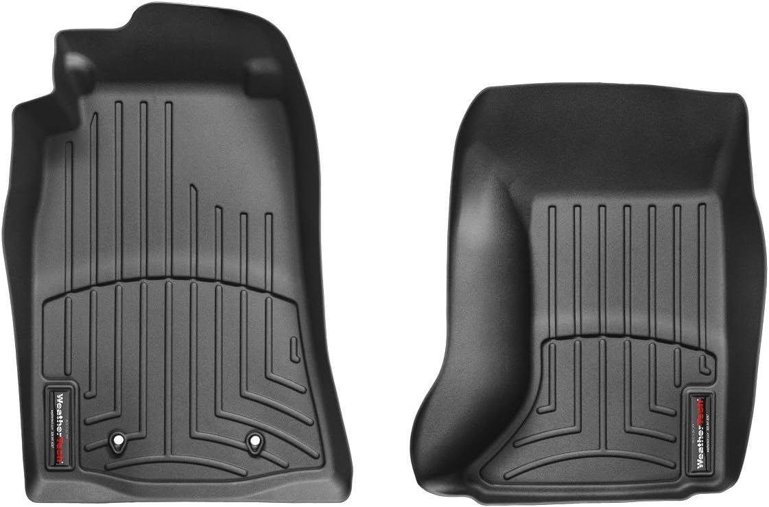 WeatherTech Custom Fit FloorLiners for Mazda MX-5 Miata - 1st Row (442621), Black