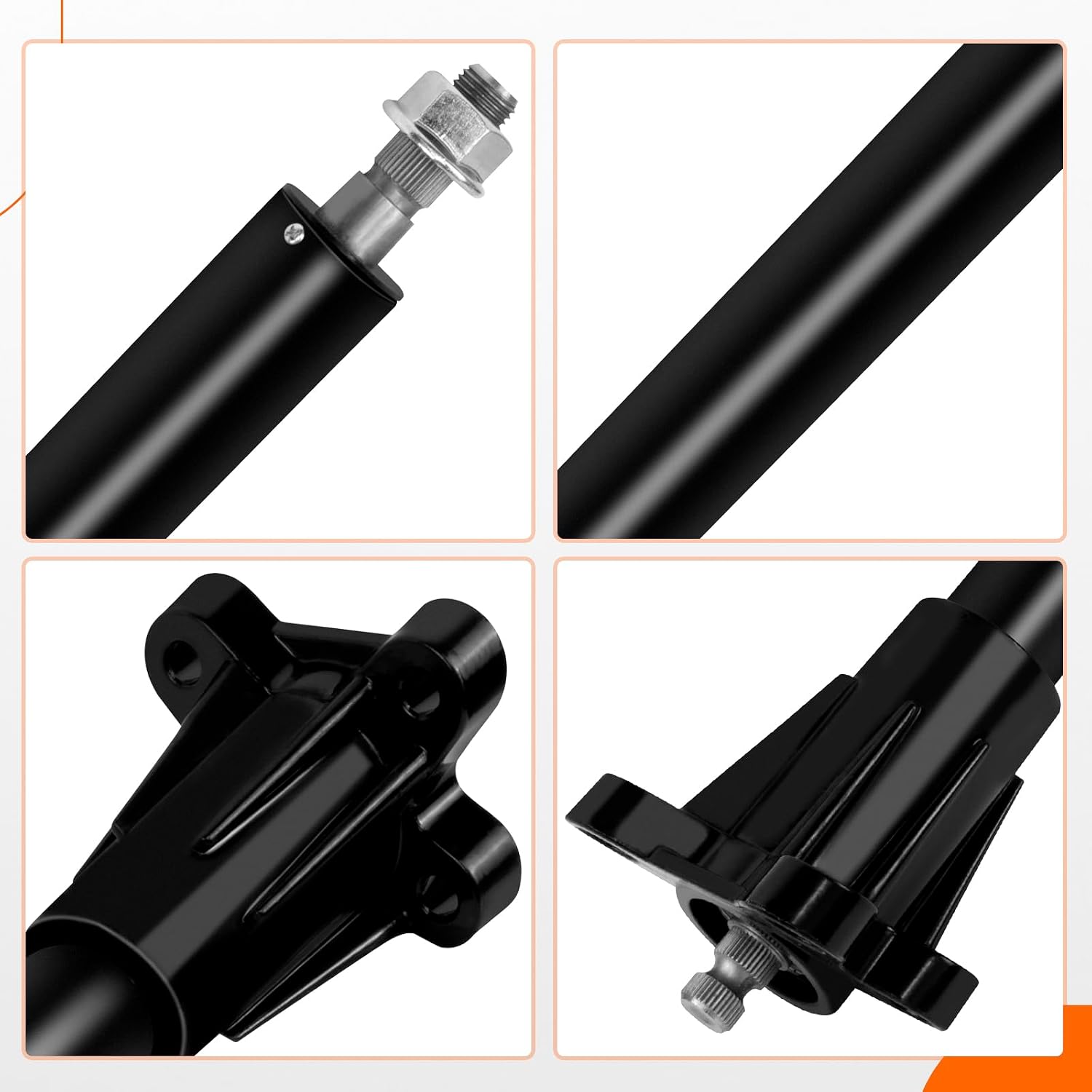 Golf Cart Steering Shaft and Column Rebuild Kit 70607-G01 Compatible with EZGO TXT Golf Cart 2001-up, with 4 Bolt Steering Mount, Replace for 70610-G01, 70610-G02