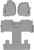 WeatherTech Custom Fit FloorLiners for Lincoln Navigator, Expedition, Full Set (461295-1-4), Grey