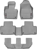 WeatherTech Custom Fit FloorLiners for Volvo XC90, XC90, XC90 - Full Set (46828-1-2-3), Grey