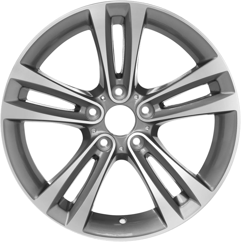 18' X 8' Wheel Rim Fits for BMW 3 Series 4 Series OEM Design Wheel 18' 18x8 Machined Grey 2012-2020 Single Replacement Rim