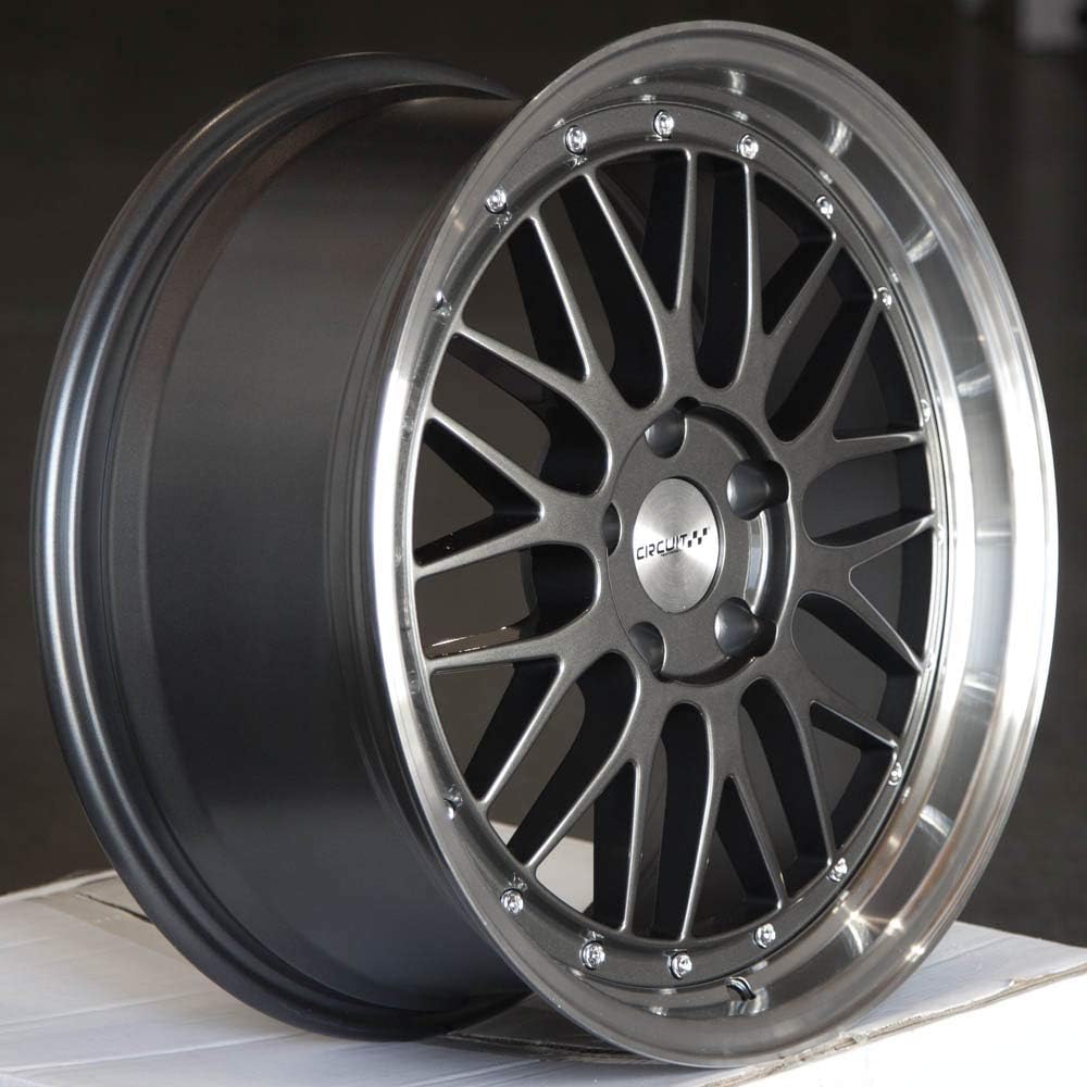 Circuit Performance CP30 18×8 Gloss Gun Metal 5×112 [+35mm] Wheel Compatible with BMW, VW, AUDI, Mercedes
