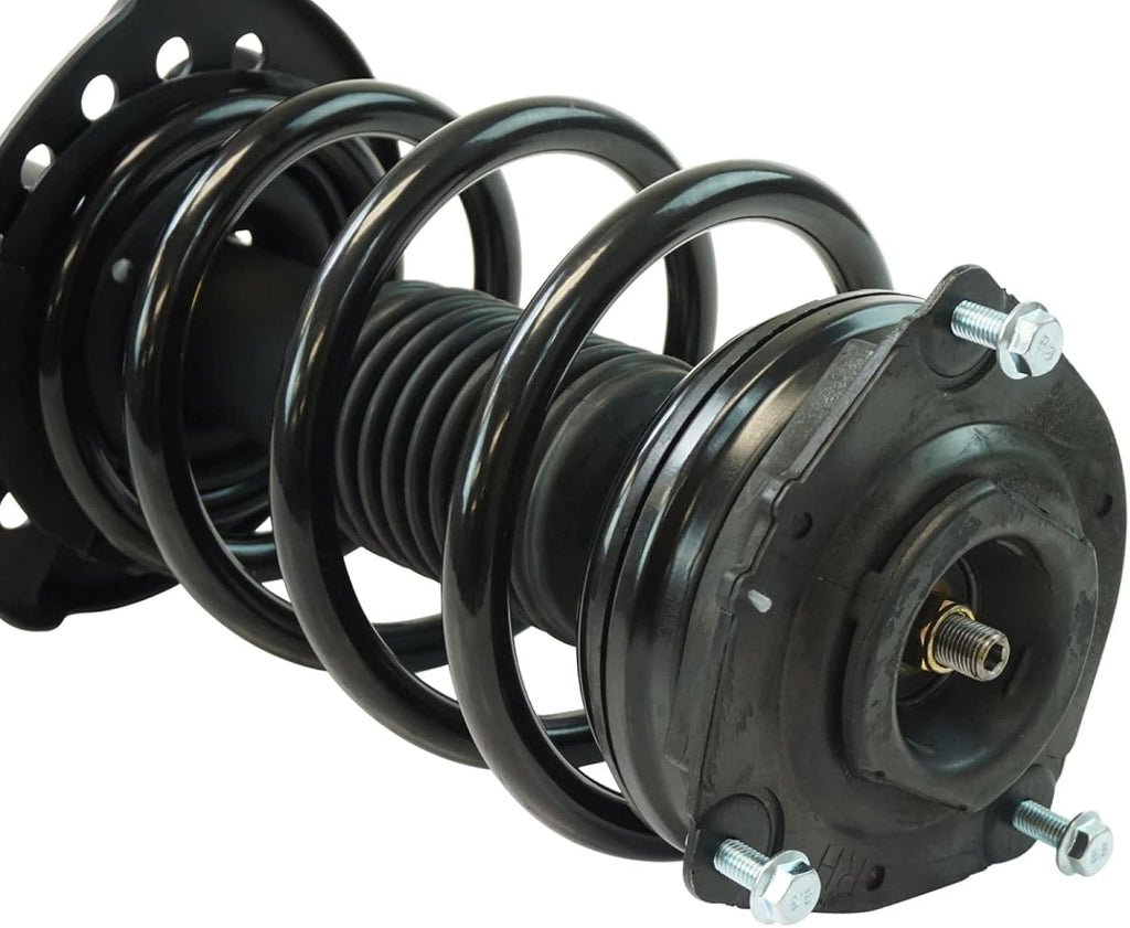 TRQ Front Suspension Kit Complete Strut & Coil Spring Assembly Sway Bar Stabilizer Link Compatible with 2015-2018 Chevrolet City Express 2013-2019 Nissan NV200