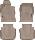 WeatherTech Custom Fit FloorLiners for Cadillac CT5, CT5-V, CT5-V Blackwing - 1st & 2nd Row (451610-1-2), Tan
