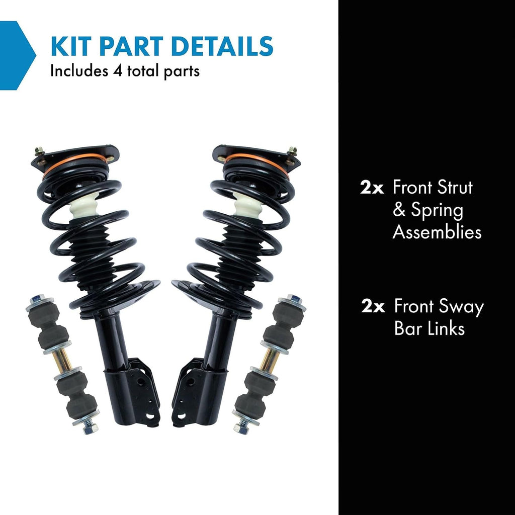 TRQ Front Suspension Kit Compatible with 1997-2005 Chevrolet Venture 1997-2004 Oldsmobile Silhouette 1999-2005 Pontiac Montana 1997-1998 Trans Sport