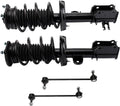 TRQ Front Suspension Kit Strut Spring Assemblies Sway Bar Links Compatible with 2015-2022 Ram ProMaster City