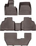WeatherTech Custom Fit FloorLiners for BMW X7 M50i, X7 50i, Alpina XB7 - Full Set (471507-1-3-4), Cocoa