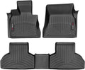 WeatherTech Custom Fit FloorLiners for BMW X5 35d, X5 35i, X5 40e - 1st & 2nd Row (4413351-445592), Black