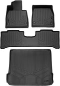 Smartliner All Weather Protection Custom Fit 2 Row Floor Mats and Cargo Liner Set Compatible with 2023-2025 Mercedes-Benz EQE
