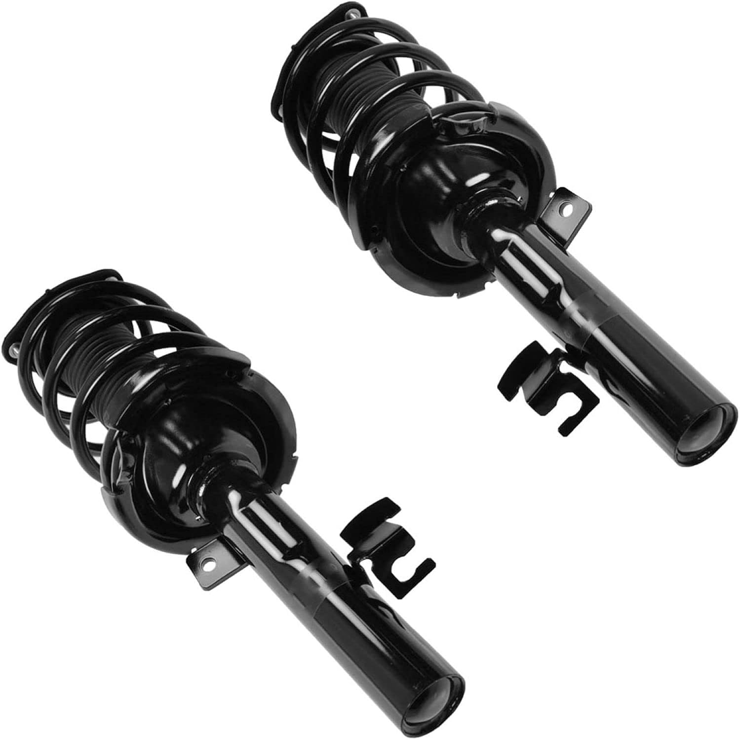 TRQ Front Suspension Kit Complete Strut & Coil Spring Assembly Sway Bar Stabilizer Link Compatible with 2004-2009 Mazda 3 2006-2010 5