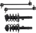 TRQ Front Suspension Kit Complete Strut & Coil Spring Assembly Sway Bar Stabilizer Link for 2016-2021 Honda Civic 2019-2022 Insight