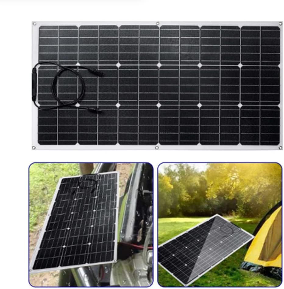 1000W Ethylene Tetrafluoroethylene Solar Panel 18V Monocrystalline Flexible Solar Panel Kit Complete Solar Car RV Battery Charger Solar Cells (2000w)