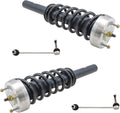 TRQ Front Suspension Kit Complete Strut & Coil Spring Assembly Sway Bar Stabilizer Link Compatible with 2007-2013 BMW X5 2008-2014 X6
