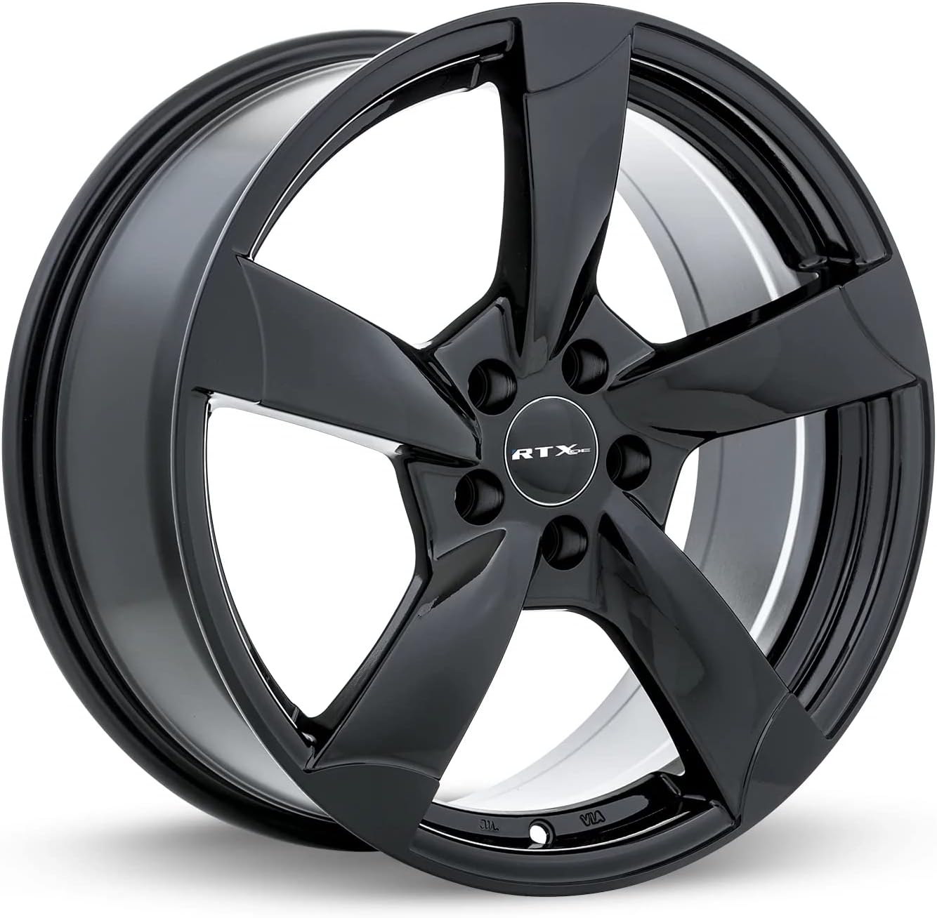RTX RS2 Custom Wheel - 17x7.5, 35 Offset, 5x112 Bolt Pattern, 66.6mm Hub - Gloss Black Rim