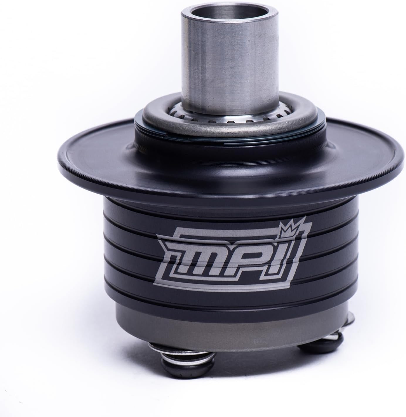 MPI Steering Wheel Quick Release, 360 Degree Release, Aluminum, Black Anodized, 3-Bolt Steering Wheel, Kit
