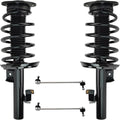 TRQ Front Suspension Kit 4 Piece Compatible with 2007-2016 Volvo S80 2008-2010 V70 2008-2016 XC70