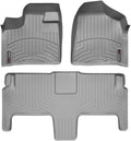 WeatherTech Custom Fit FloorLiners for Chrysler Town & Country Van, Routan, Town & Country Van - 1st & 2nd Row (464211-461412), Grey