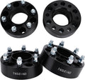 6x135 Wheel Spacers Hubcentric Real Forged Spacers Center Bore 87.1mm M14x2 Studs for 2004–2014 F-150 (2WD 4WD), 2'(50.8mm) 2003–2014 Expedition, 2003–2014 Navigator/Mark LT for 6 lug Set of 4 Black