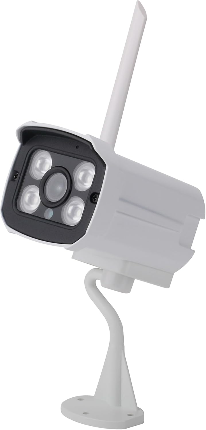 Supersonic SC-5008NVR 8-Channel 1080P NVR Security Camera System with 1TB HDD- WiFi IP Cameras, 4mm Lens, H.265+, Dual Stream, Night Vision, Motion Detection, Remote Viewing, Indoor/Outdoor Use