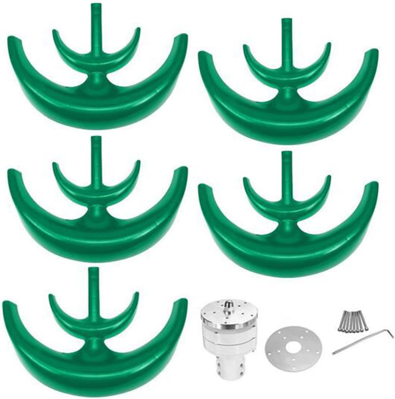 1000W Wind Turbine Generator Lanterns 12V 24V 48V with Controller Low Noise Maglev Wind Turbine Suitable for Outdoor Power Generation(5 Blades)