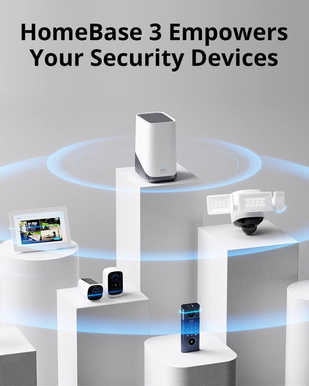 eufy Security SoloCam S220 and S340 with HomeBase S380, Solar Security Camera and eufy Edge Security Center
