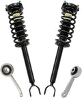 TRQ Front Suspension Kit Complete Strut & Coil Spring Assembly Sway Bar Stabilizer Link Compatible with 03-11 Mercedes-Benz