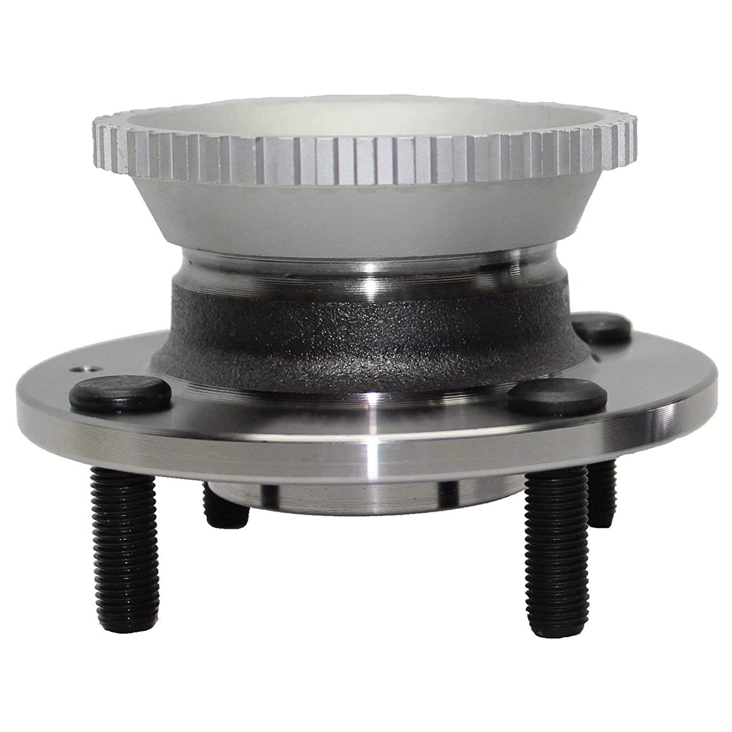Detroit Axle - Rear Wheel Hub and Bearings Assembly Replacement for 1992-1998 Hyundai Sonata 4 Lug w/ABS - 2pc Set