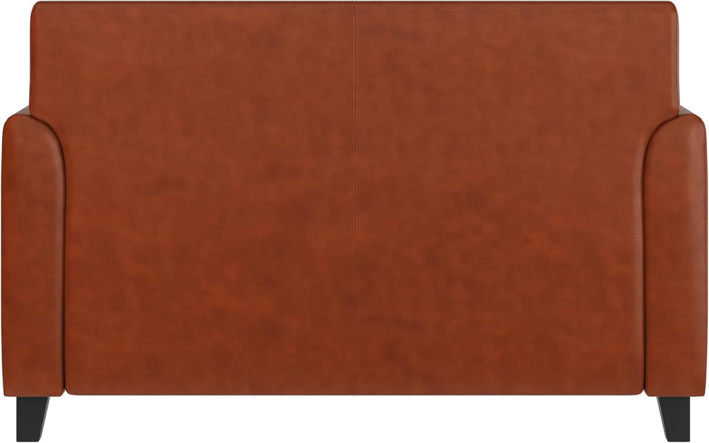 Flash Furniture HERCULES Diplomat Series Cognac LeatherSoft Loveseat