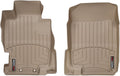 WeatherTech Custom Fit FloorLiners for Acura TL - 1st Row (451501), Tan