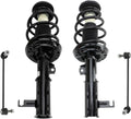 TRQ Front Suspension Kit Complete Strut & Coil Spring Assembly Sway Bar Stabilizer Link Compatible with 2018-2019 Cadillac XTS