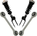 TRQ Front Suspension Kit Shock & Spring Strut Assembly Sway Bar Stabilizer Link Compatible with 2007-2015 Audi Q7 2003-2010 Porsche Cayenne 2004-2010 Volkswagen Touareg