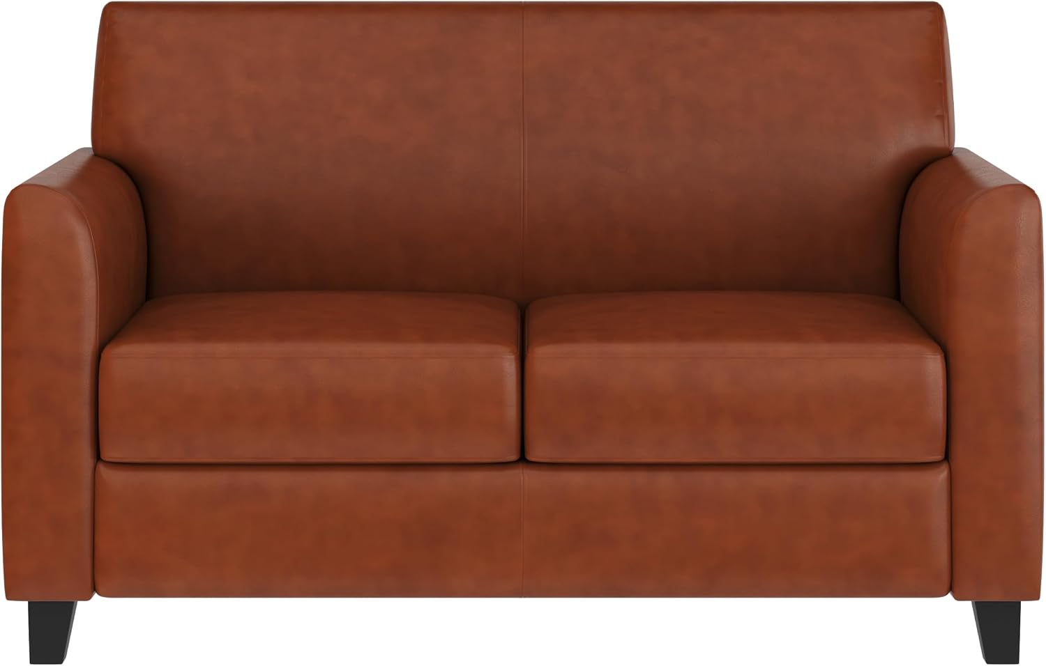 Flash Furniture HERCULES Diplomat Series Cognac LeatherSoft Loveseat