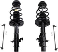 TRQ Front Suspension Kit Complete Strut & Coil Spring Assembly Sway Bar Stabilizer Link Compatible with 2010-2015 Chevrolet Camaro