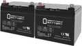 Mighty Max Battery 12V 35AH SLA Battery for Goal Zero YETI 400 Solar Generator - 2 Pack