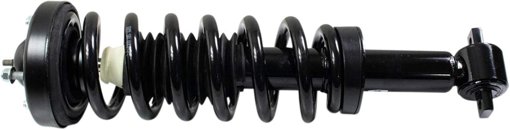 TRQ Front Suspension Kit Shock & Spring Strut Assembly Sway Bar Stabilizer Link Compatible with 2015-2020 Ford F-150