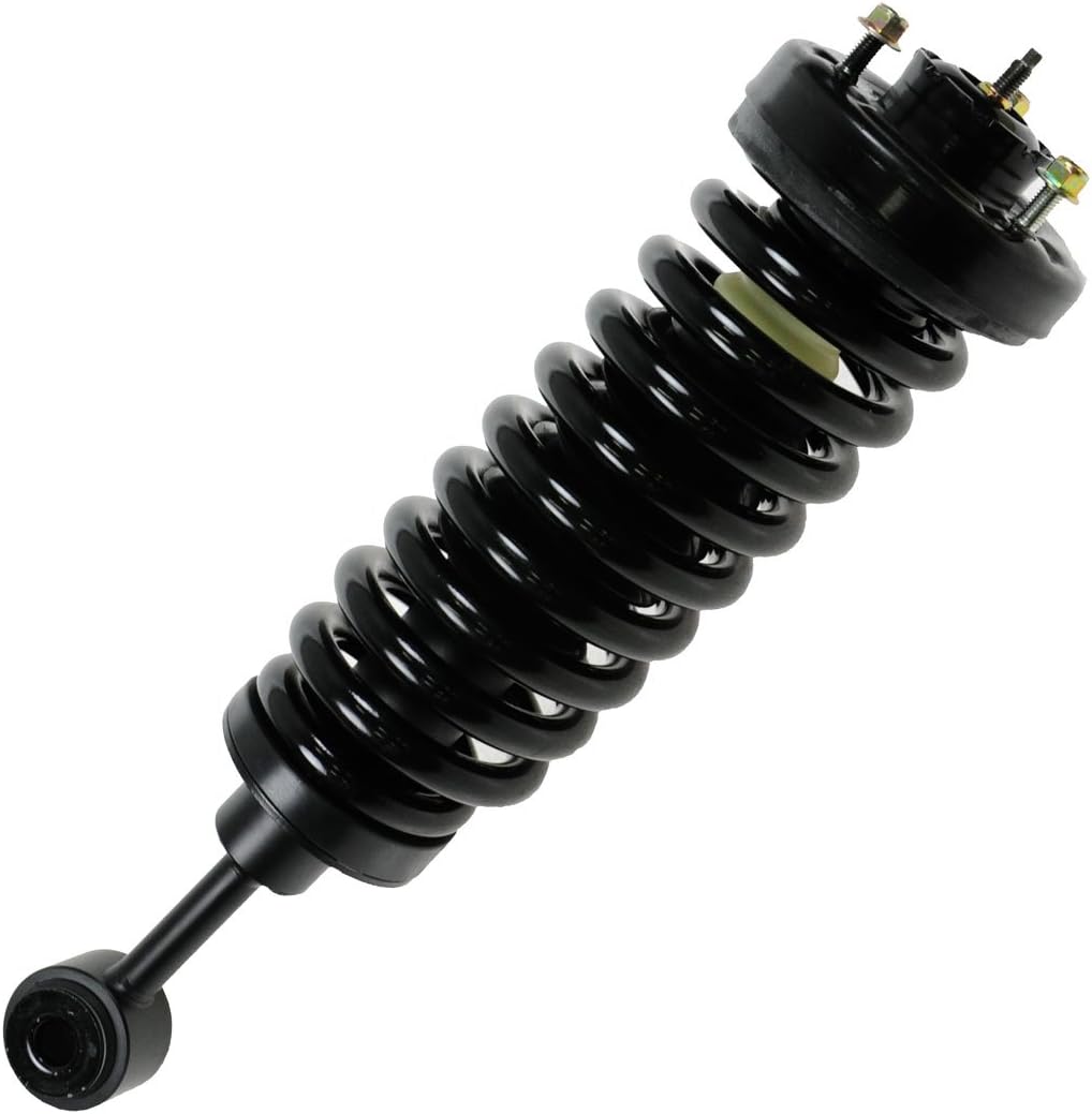 TRQ Front Suspension Kit Shock & Spring Strut Assembly Sway Bar Stabilizer Link Compatible with 2005-2006 Ford Expedition Lincoln Navigator