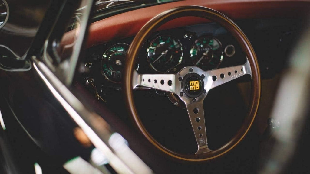 MOMO Motorsport California Heritage Steering Wheel Mahogany Wood, 360mm/14.2 inches - CAL36WD0P