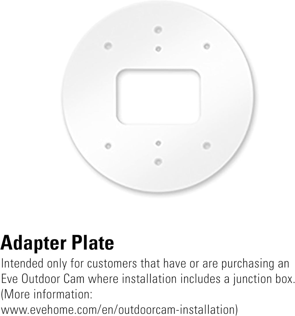 Eve Outdoor Cam (White Edition) – Secure floodlight Camera, (HomeKit Secure Video), 1080p, Night Vision, Wi-Fi (2.4 GHz), Motion Sensor, Two-Way Communication, Flexible & Easy Installation