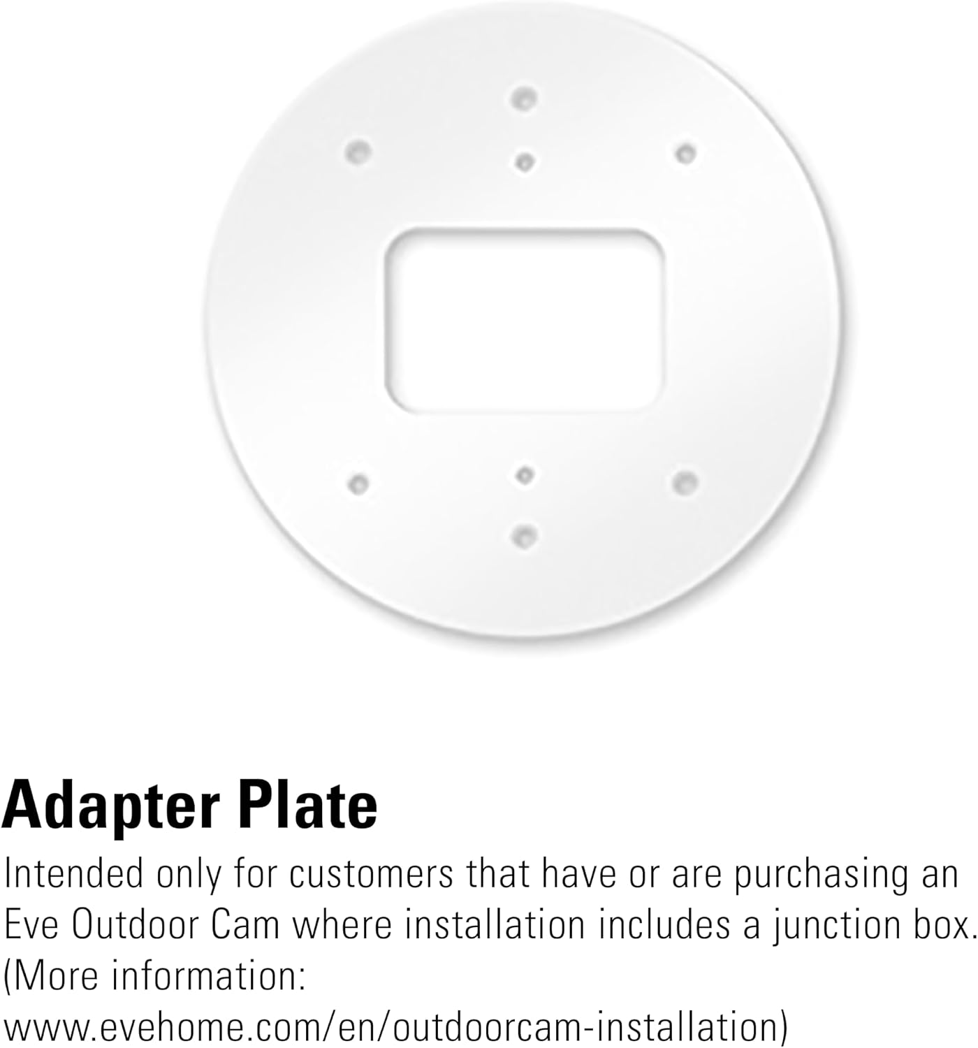Eve Outdoor Cam (White Edition) – Secure floodlight Camera, (HomeKit Secure Video), 1080p, Night Vision, Wi-Fi (2.4 GHz), Motion Sensor, Two-Way Communication, Flexible & Easy Installation