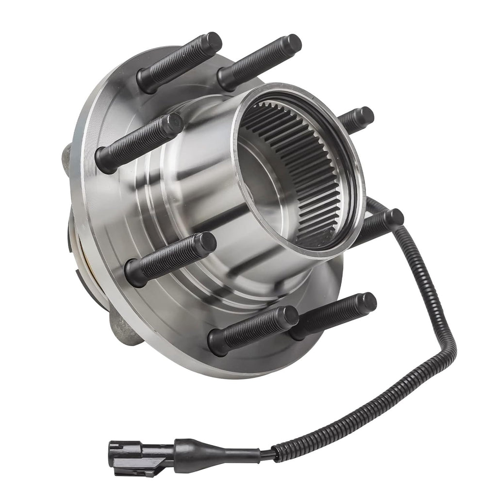 Detroit Axle - 4WD Front Wheel Bearing Hub for Ford F-250 F-350 Super Duty 2003-2004, Excursion 2003-2005, Wheel Bearing and Hub Assembly Replacement [w/ABS SRW]