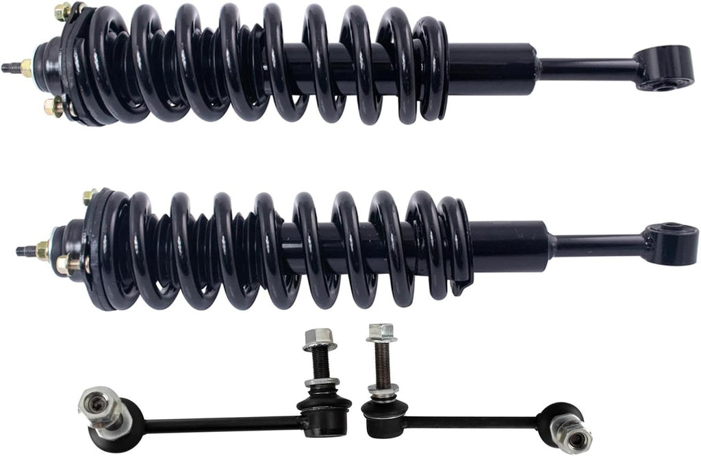 TRQ Front Suspension Kit Compatible with Front 2003-2023 Toyota 4Runner 2007-2014 FJ Cruiser