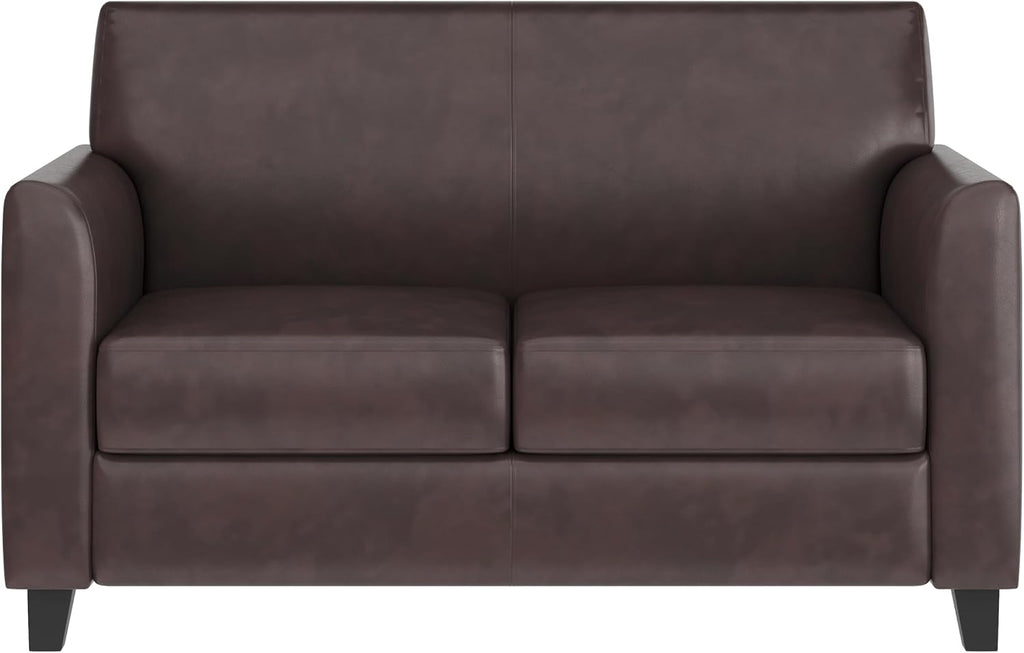 Flash Furniture HERCULES Diplomat Series Brown LeatherSoft Loveseat