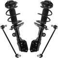 TRQ Front Suspension Kit Complete Strut & Coil Spring Assembly Sway Bar Stabilizer Link Compatible with 2018-2020 Subaru Crosstrek