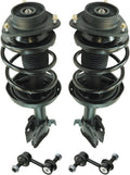 TRQ Front Suspension Kit Complete Strut & Coil Spring Assembly Sway Bar Stabilizer Link Compatible with 2009-2013 Subaru Forester