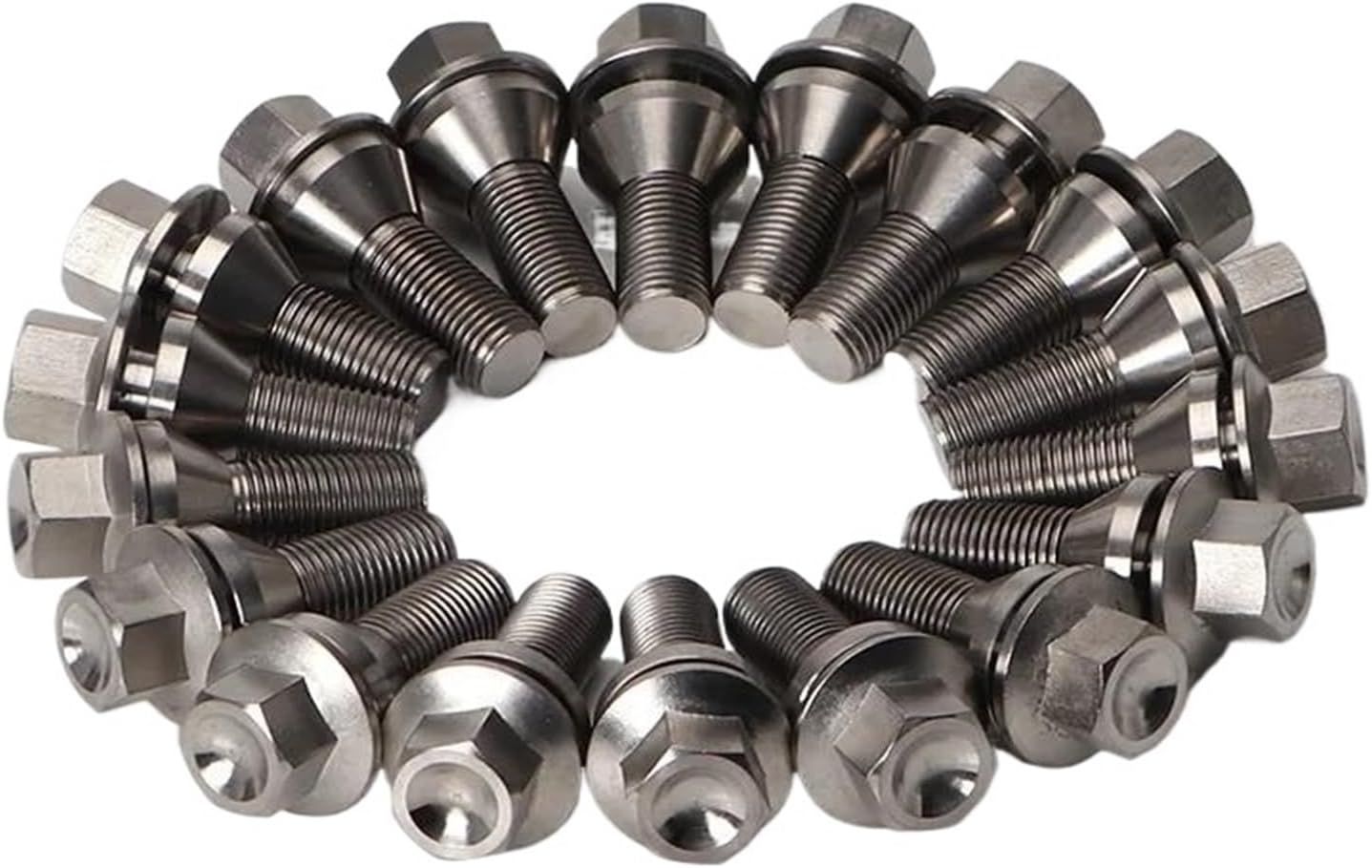 Wheel Stud for Maserati Car Wheel Bolts Nuts Studs 20 Pcs Wheel Bolts M14x1.5 28mm Wheel Cover Hub Nut Bolt Covers