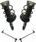 TRQ Front Suspension Kit Complete Strut & Coil Spring Assembly Sway Bar Stabilizer Link Compatible with 2012-2013 Ford Focus